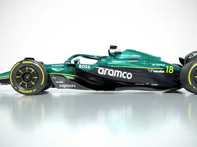 F1 AstonMartin AMR-25 2025 Low-poly 3D model