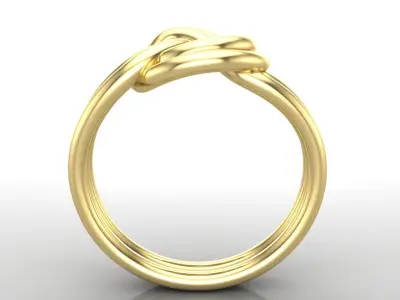 Ring M57 The luxury female ring wedding 3D print model