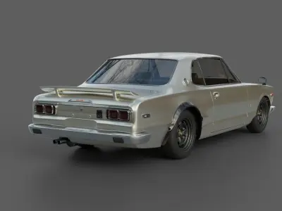 Nissan Skyline GTR 3D model