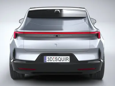 Polestar 4 2024 3D model