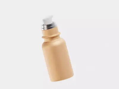 Cosmetic Bottle container   Low-poly 3D model
