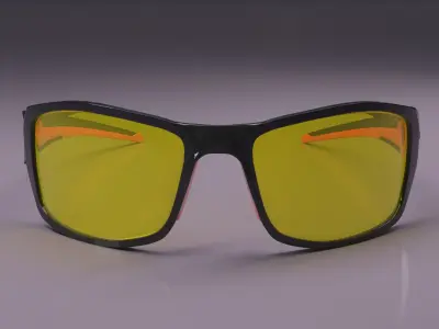 Uvex sportstyle 211 sunglasses Low-poly 3D model