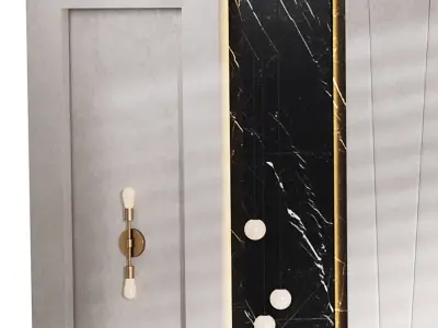 Decorative Wall panel  55 3D model