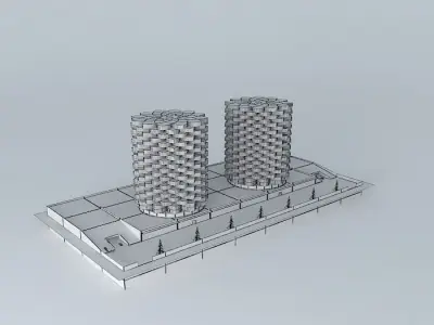 The Twin Pines 4 3D model