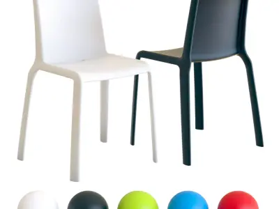 Scavolini Snow Dining Chair 3D model