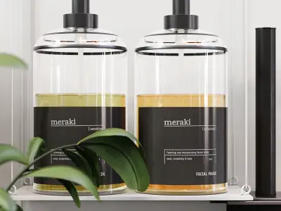 Bathroom Decor Set 07 3D model