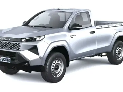 Toyota HiLux Single Cab 2026 3D model