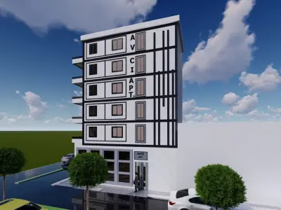 modern apartment 3D model
