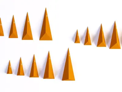 Rock Climbing Boulders - Axis Spires 3D model