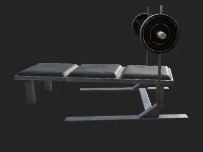 WeightBench Low-poly 3D model