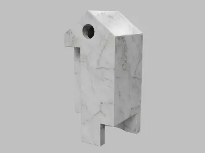 Village Lighthouse Deco 3D model