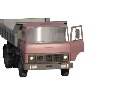 MAZ  dump truck 3D model