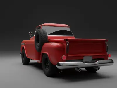 1959 Chevrolet Apache truck Free 3D model