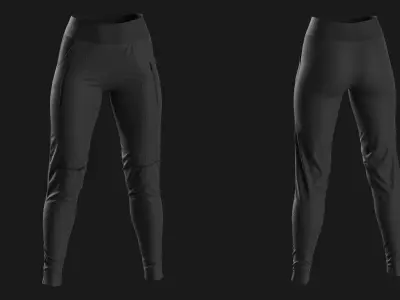Female Sport Outfit2 Free 3D model