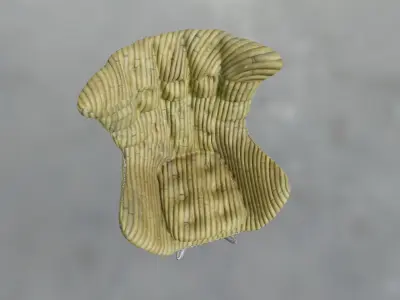 High Back chair 3D model