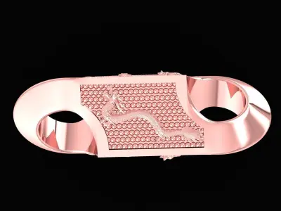 Luxury Jewelry Chain Link Connector 3D Model 3229 3D print model