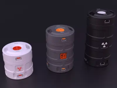 SciFi Container 3 3D model