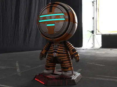 DeadSpace Mat Free low-poly 3D model