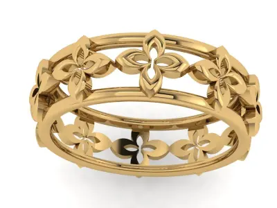 Plain Band ring  54 3D print model