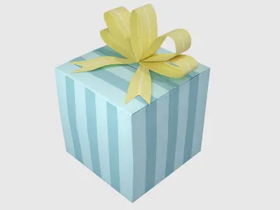 Gift box 3D model