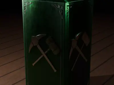 Dwarven Bottle - Flask 3D model