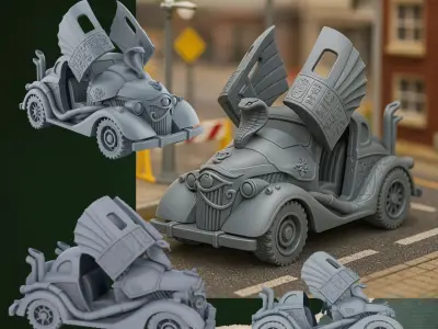 Concept Vehicle Collection 3D print model