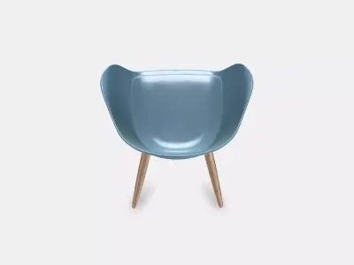 GRONSTA Chair with armrests in-outdoor Low-poly 3D model