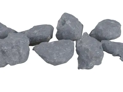 Rocks 3D model Free low-poly 3D model