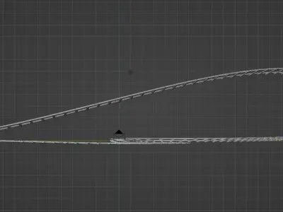 Lowpoly Railroad with Wood Model 3D 3D model