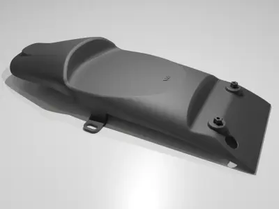 Rear fender scrambler for Royal Enfield 650 Interceptor and GT 3D print model