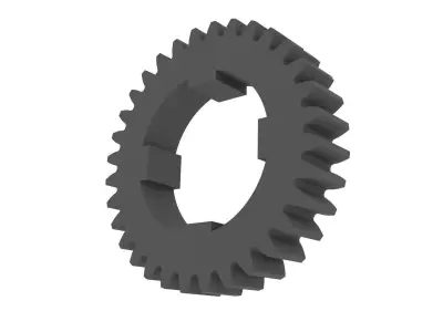 Gear for Electric Bicycle T32 D43 3D print model