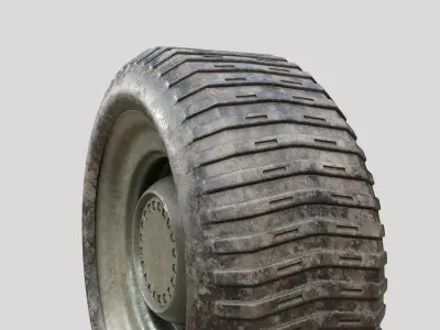 Tire Textured 4K 3D model