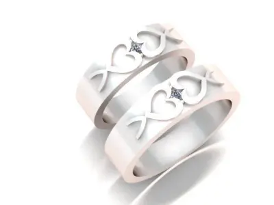 wedding band Free 3D print model buy