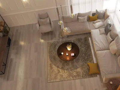 sofa  corner set 3D model