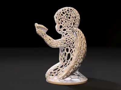 Angel Sculpture 3D print model