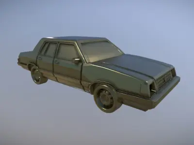 3D Printable Plymouth Reliant K Car Miniature 3D print model