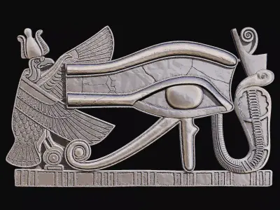 Eye of Ra for CNC Router and 3D print model