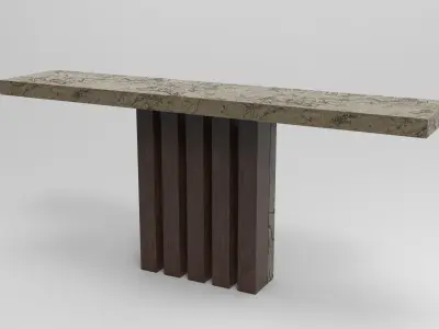 Osario Marble Table Low-poly 3D model