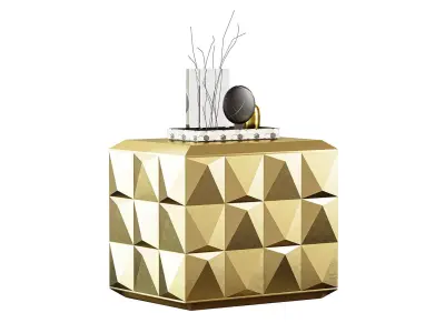 Baker Facet Chest cabinets 3D model