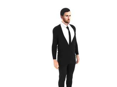 Lionel Messi Low-poly 3D model