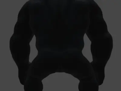 Majestic Gorilla 3D Model 3D model
