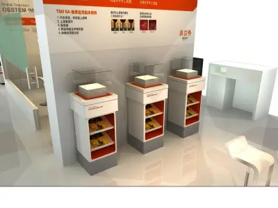 Booth - Area - 15X6-3DMAX2009-05 3D model