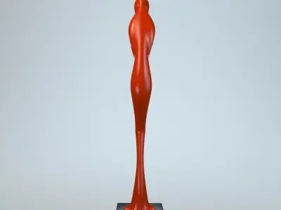 Kiss Sculpture P 3D print model