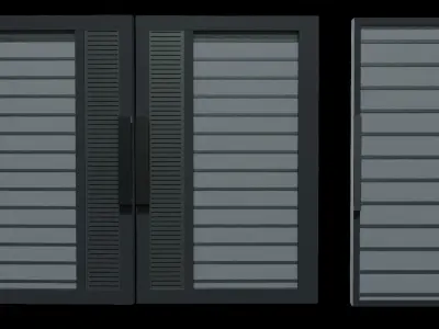 Main Entrance Gate  Door  Architectural Free 3D model