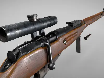 mosin-nagant-9130 3D model