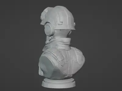 Valour Korps - Engineer Bust 3D print model