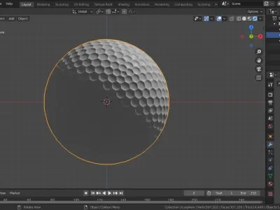 Golf Ball 3D model