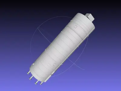 Space X Starship Experimental Prototypes Rough Printable Model 3D print model