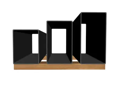 3 16in Wall x6in Rectangle Tube 3D model