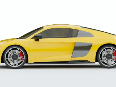 Audi R8 2019 3D model
